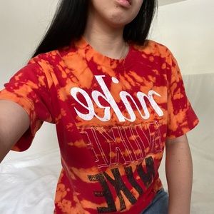nike tie dye bleach tee 🏷